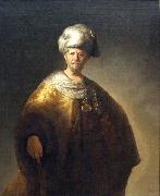Rembrandt Peale Man in Oriental Costume oil on canvas